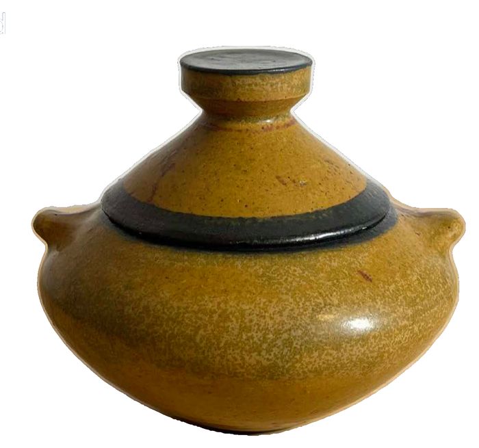 Vintage Studio Pottery Lidded Vessel
