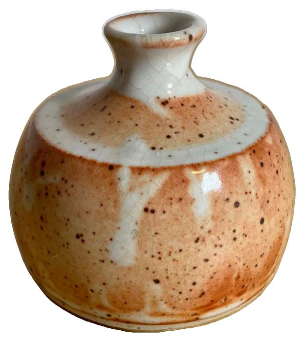 Small Hand-Thrown Studio Pottery Bud Vase