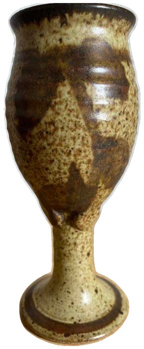 Vintage Studio Pottery Ceramic Goblet