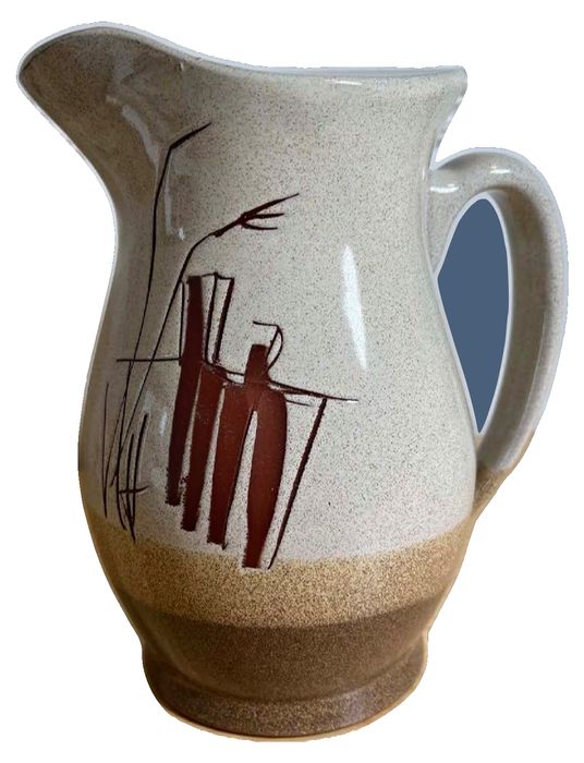 Signed Mid-Century Quebec Studio Pottery Pitcher