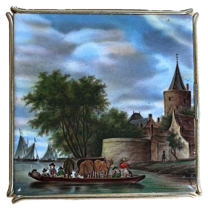 Vintage Villeroy & Boch Ceramic Tile Trivet