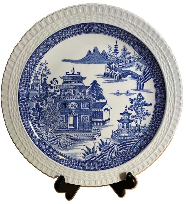 Spode Blue Room collection Blue Willow pattern dinner plate